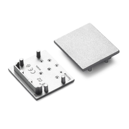 Zaślepka srebrna do profilu aluminiowego LED VARIO30-02 - kpl. 2 szt.