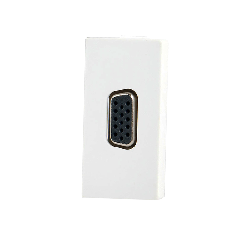Moduł gniazda VGA żeński biały - TM907W - TOUCHME