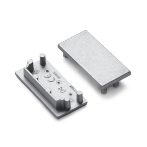 Zaślepka srebrna do profilu aluminiowego LED VARIO30-04 - kpl. 2 szt.   