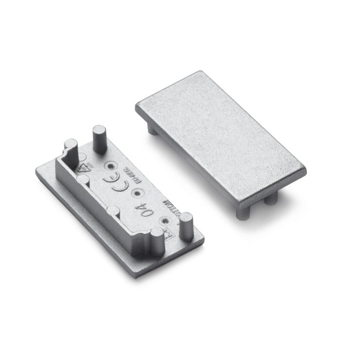 Zaślepka srebrna do profilu aluminiowego LED VARIO30-04 - kpl. 2 szt.