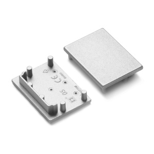 Zaślepka srebrna do profilu aluminiowego LED VARIO30-05 - kpl. 2 szt.   