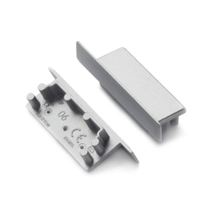 Zaślepka srebrna do profilu aluminiowego LED VARIO30-06 - kpl. 2 szt.   