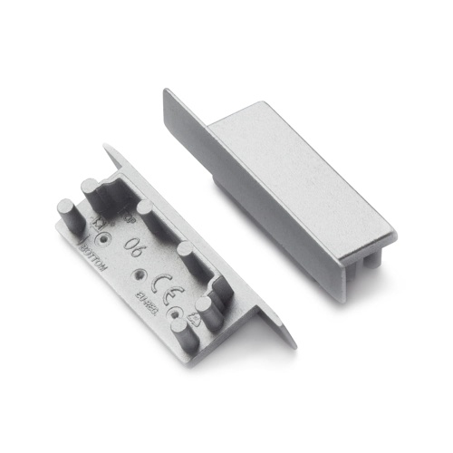 Zaślepka srebrna do profilu aluminiowego LED VARIO30-06 - kpl. 2 szt.