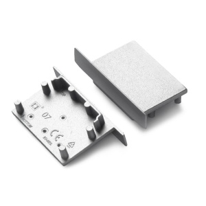 Zaślepka srebrna do profilu aluminiowego LED VARIO30-07 - kpl. 2 szt.   