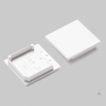 Zaślepka biała do profilu aluminiowego LED VARIO30-08A - kpl. 2 szt.