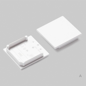 Zaślepka biała do profilu aluminiowego LED VARIO30-08A - kpl. 2 szt.