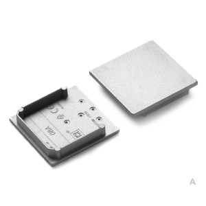 Zaślepka srebrna do profilu aluminiowego LED VARIO30-08A - kpl. 2 szt.