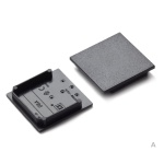 Zaślepka czarna do profilu aluminiowego LED VARIO30-08A - kpl. 2 szt.