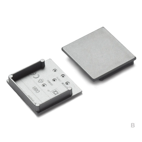 Zaślepka srebrna do profilu aluminiowego LED VARIO30-08B - kpl. 2szt.