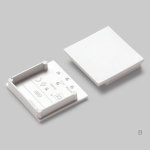 Zaślepka biała do profilu aluminiowego LED VARIO30-08B - kpl. 2 szt.