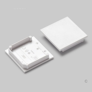 Zaślepka biała do profilu aluminiowego LED VARIO30-08C - kpl. 2 szt.