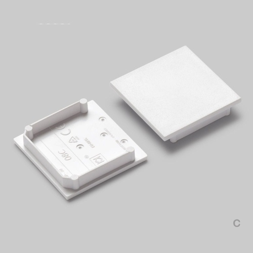 Zaślepka biała do profilu aluminiowego LED VARIO30-08C - kpl. 2 szt.