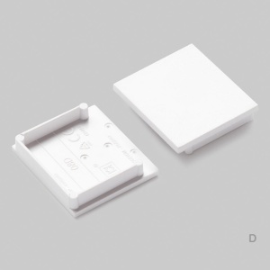 Zaślepka biała do profilu aluminiowego LED VARIO30-08D - kpl. 2 szt. 