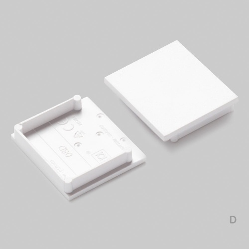 Zaślepka biała do profilu aluminiowego LED VARIO30-08D - kpl. 2 szt.