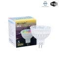 Żarówki LED RGB+CCT MR16 12V DC 4W + panel FUTB4 - 4 strefowy