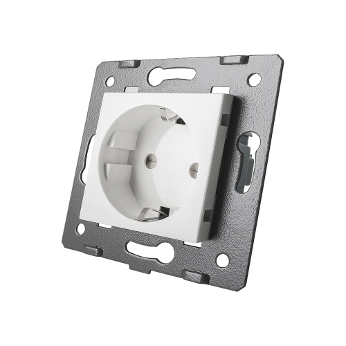 Moduł gniazda elektrycznego 16A biały - WG-71EU-61 - LIVOLO