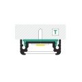 Uchwyt "T" surowy do profili aluminiowego LED - kpl. - 2 szt. - przekrój