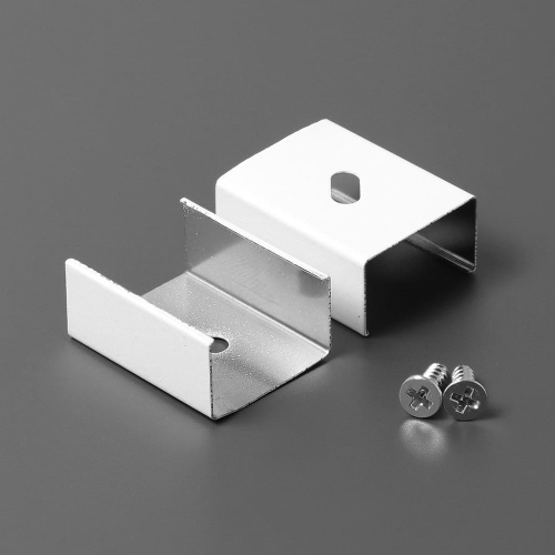 Uchwyt "U4" biały sprężysty do profili aluminiowych LED - kpl. - 2 szt.