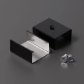 Uchwyt "U4" czarny sprężysty do profili aluminiowych LED - kpl. - 2 szt.