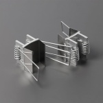 Uchwyt "U4" inox sprężyna do profili aluminiowych LED - kpl. 2 szt.  