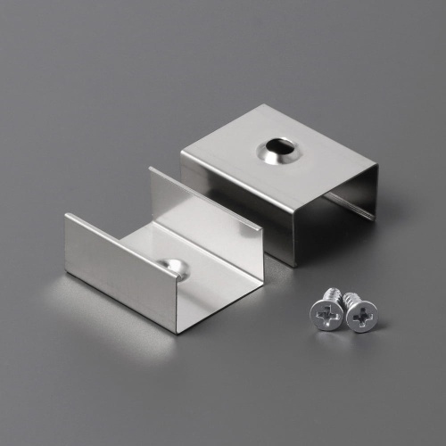 Uchwyt "U4" inox sprężysty CONE do profili aluminiowych LED - kpl. - 2 szt.