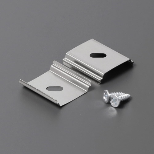 Uchwyt "U5" inox sprężysty CONE do profili aluminiowych LED - kpl. - 2 szt.