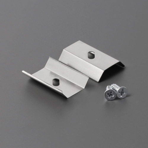 Uchwyt "U6" inox sprężysty do profili aluminiowych LED - kpl. - 2 szt.