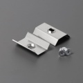 Uchwyt "U6" inox sprężysty CONE do profili aluminiowych LED - kpl. - 2 szt.