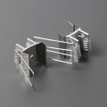 Uchwyt "U7" inox SPRĘŻYNA do profili aluminiowych LED - kpl. 2 szt.