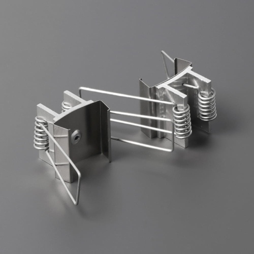 Uchwyt "U7" inox SPRĘŻYNA do profili aluminiowych LED - kpl. 2 szt.