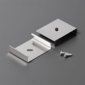 Uchwyt "U9" inox sprężysty do profili aluminiowych LED - kpl. - 2 szt.