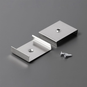 Uchwyt "U9" inox sprężysty CONE do profili aluminiowych LED - kpl. 2 szt. 