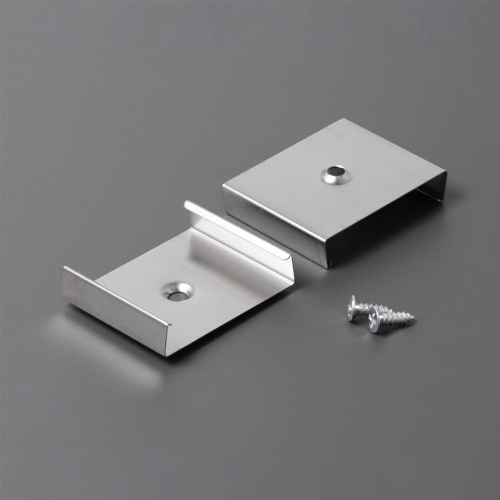 Uchwyt "U9" inox sprężysty CONE do profili aluminiowych LED - kpl. - 2 szt.