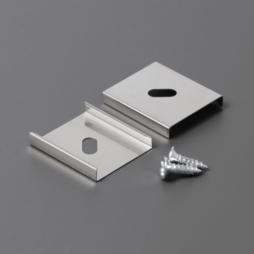 Uchwyt "Y" inox sprężysty do profili aluminiowych LED - kpl. 2 szt.