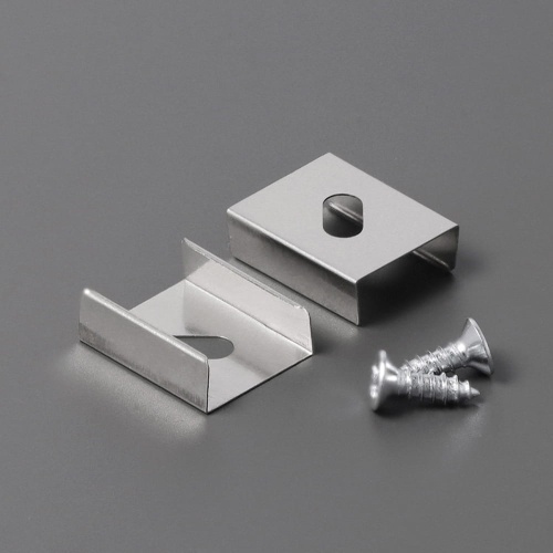 Uchwyt "Z" inox sprężysty do profili aluminiowych LED - kpl. 2 szt.