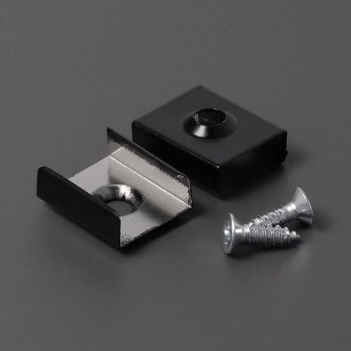 Uchwyt "Z" czarny sprężysty CONE do profili aluminiowych LED - kpl. 2 szt.