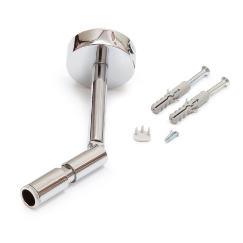 Uchwyt przegubowy z podsufitką 100mm do profilu aluminiowego PEN8