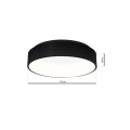 Lampa oprawa sufitowa LED - OHIO 24W 4000K 1680lm - wymiary