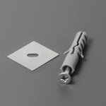 Łącznik prosty inox do profilu aluminiowego LED WALLE12