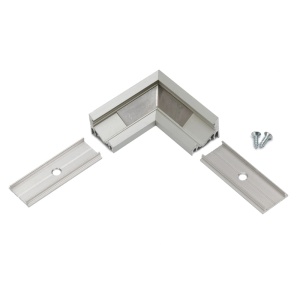 Łącznik kątowy 90° anodowany do profilu aluminiowego LED CORNER10
