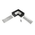 Łącznik kątowy 90° czarny do profilu aluminiowego LED CORNER14