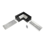 Łącznik kątowy 90° czarny do profilu aluminiowego LED CORNER14