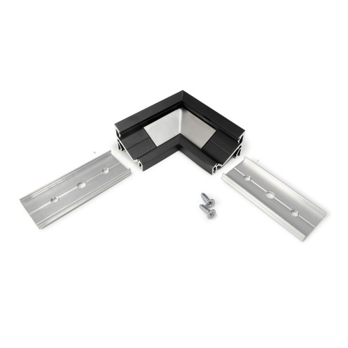 Łącznik kątowy 90° czarny do profilu aluminiowego LED CORNER14
