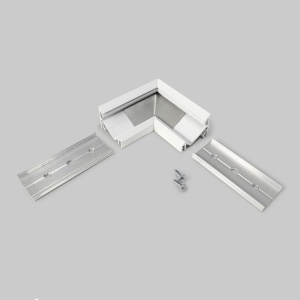 Łącznik kątowy 90° biały do profilu aluminiowego LED CORNER14