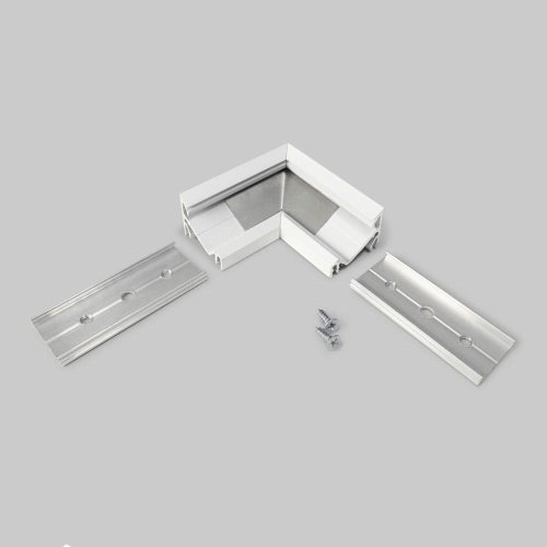 Łącznik kątowy 90° biały do profilu aluminiowego LED CORNER14