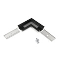 Łącznik kątowy 90° czarny do profilu aluminiowego LED GROOVE10