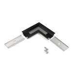 Łącznik kątowy 90° czarny do profilu aluminiowego LED GROOVE10