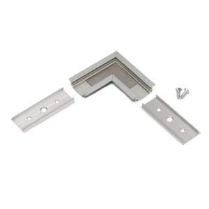 Łącznik kątowy 90° anodowany do profilu aluminiowego LED GROOVE14