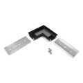 Łącznik kątowy 90° czarny do profilu aluminiowego LED GROOVE14