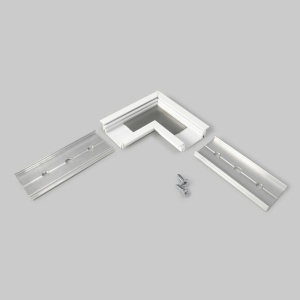 Łącznik kątowy 90° biały do profilu aluminiowego LED GROOVE14 